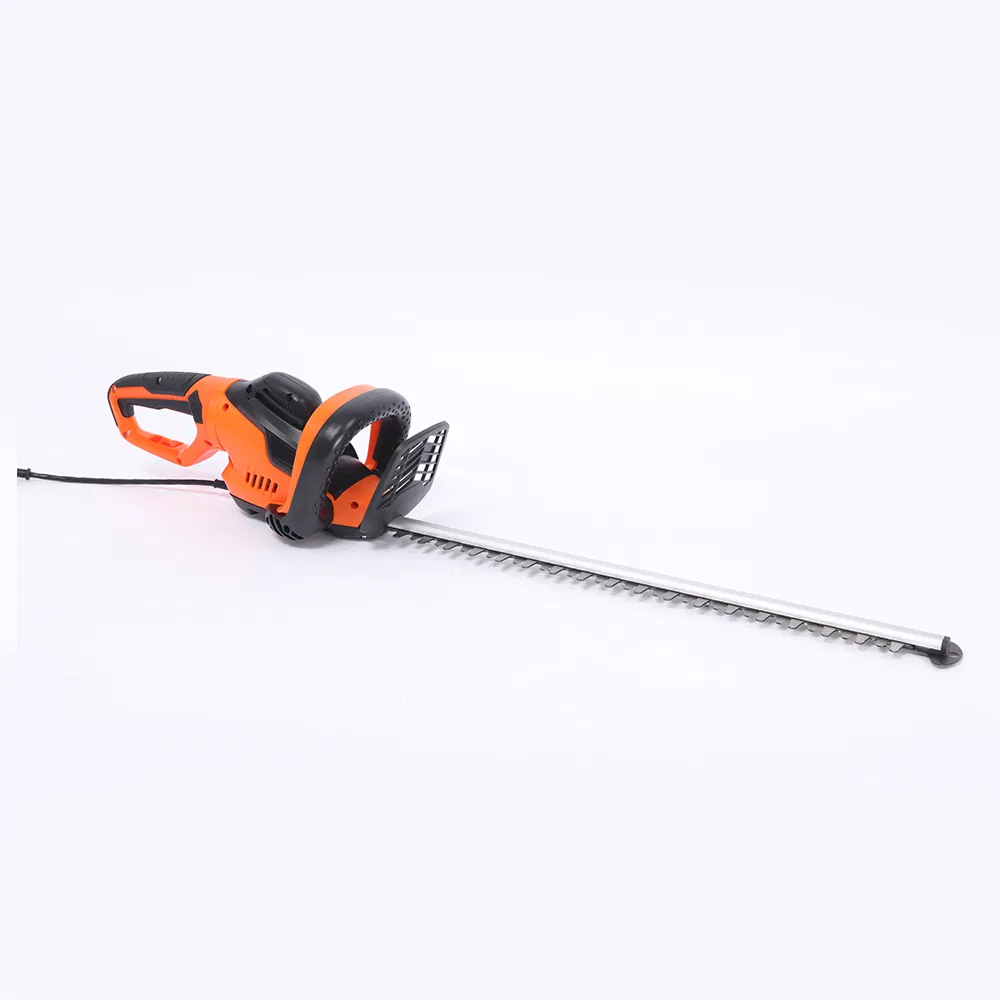 Yard Force 600W Professional Hedge Trimmer, 61cm Laser-Cut Blade & Dual Safety Switch, 55cm Cutting, Electrical Brake & Rotating Handle for Precision Gardening