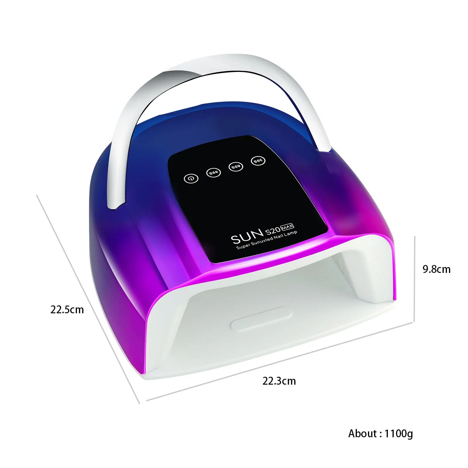 Wholesalse High Quality New Design 24 Lamp Beads Cure Gel LED Light LED UV Nail Lamp for Gel Polish