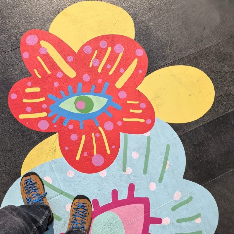 Customizable Aluminum Foil Adhesive Anti-Slip Wear-Resistant Advertising Floor Stickers