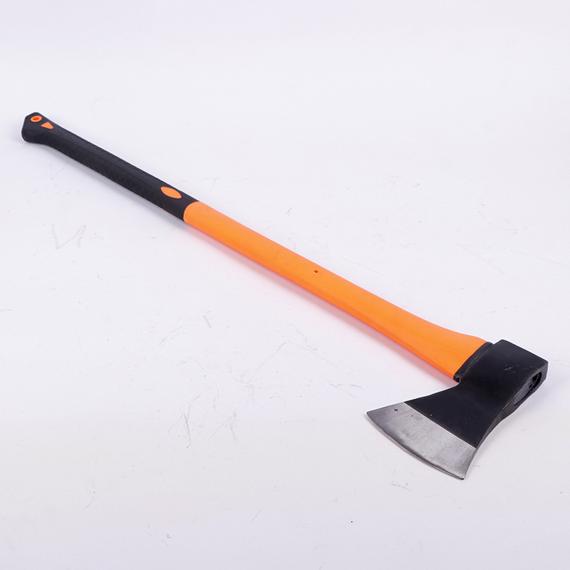 Household Camping Plastic-Coated Handle Chopping Axe Camping Felling Tree Hatchet
