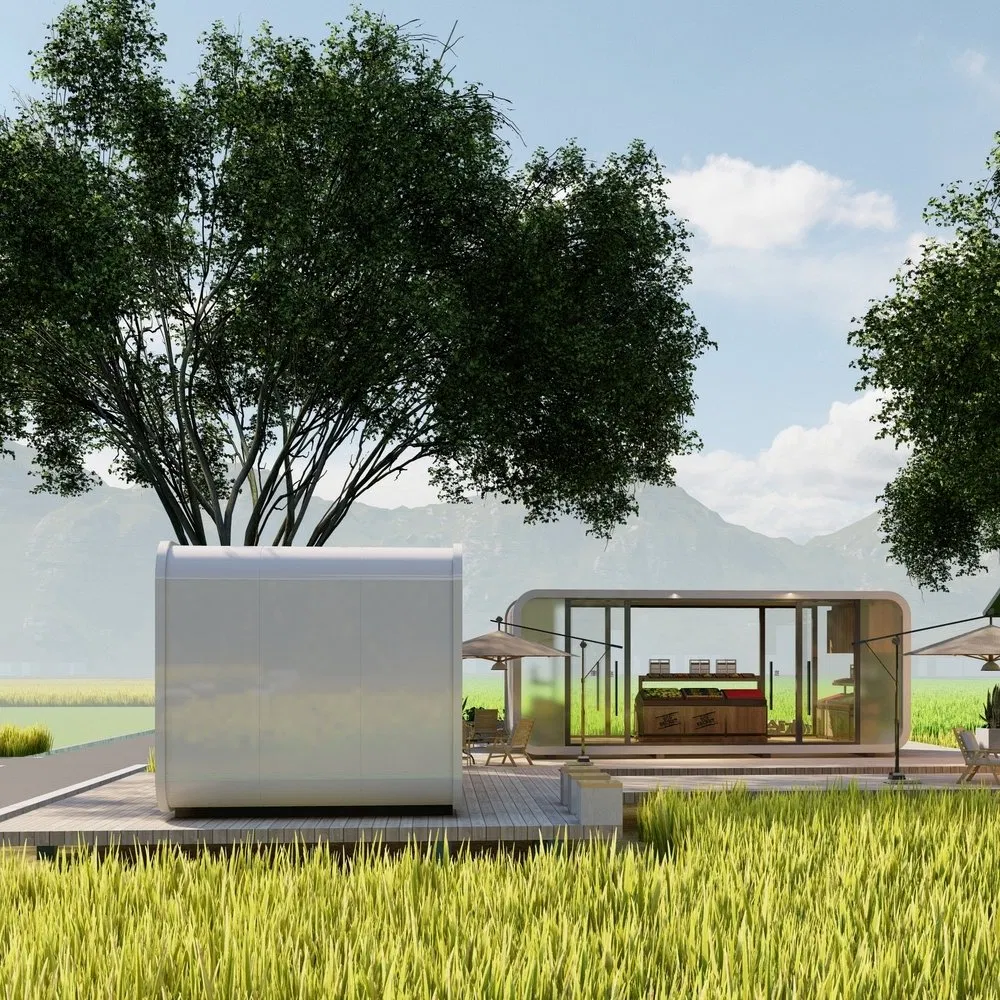 Prefabricated Modular Home Manufacturers C1 Modular Prefabricated House for Cultural and Creative Products Exhibition Hall