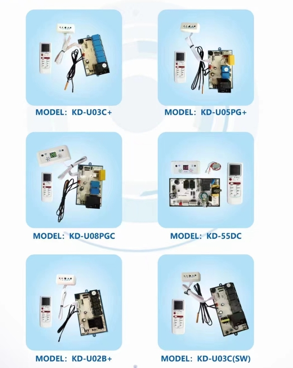 Universal Air Conditioning Remote Control Board for Kd-U08c