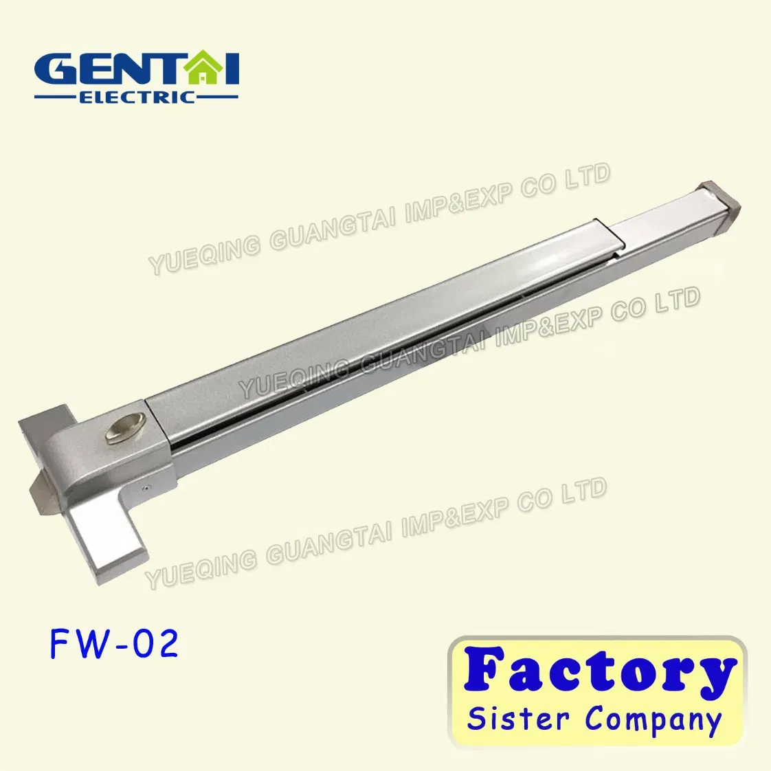 Fire Door Stainless Steel Panic Push Bar Exit Device