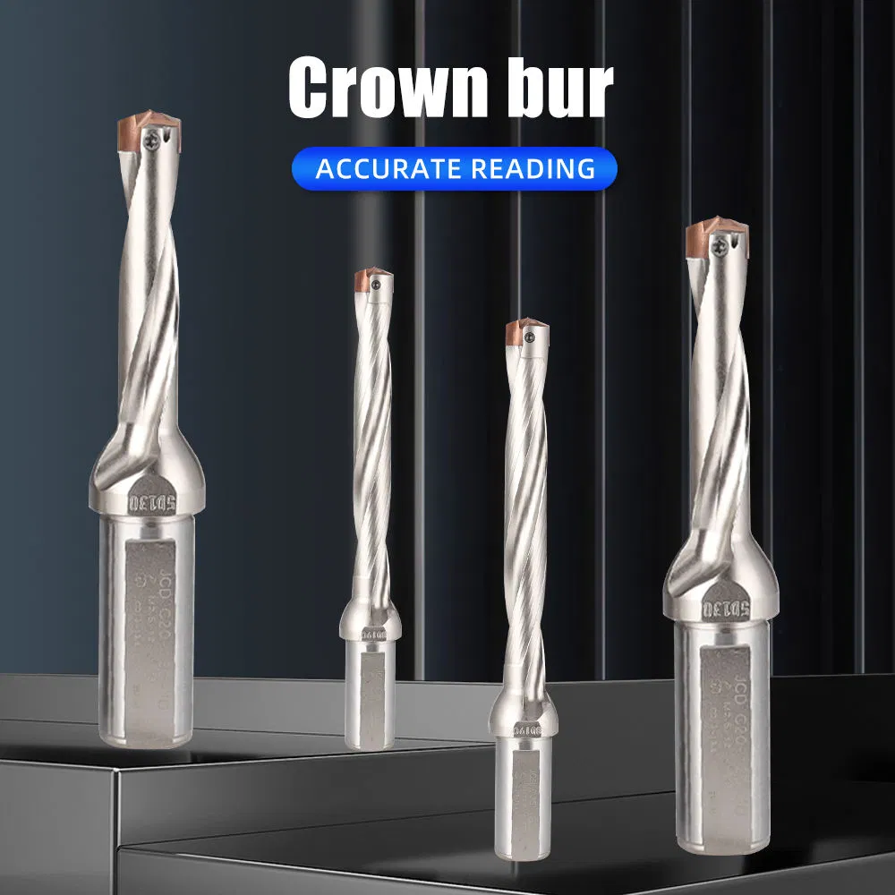 Carbide Insert Spade Drill with Internal Coolant Hole Deep Hole Drilling Tool