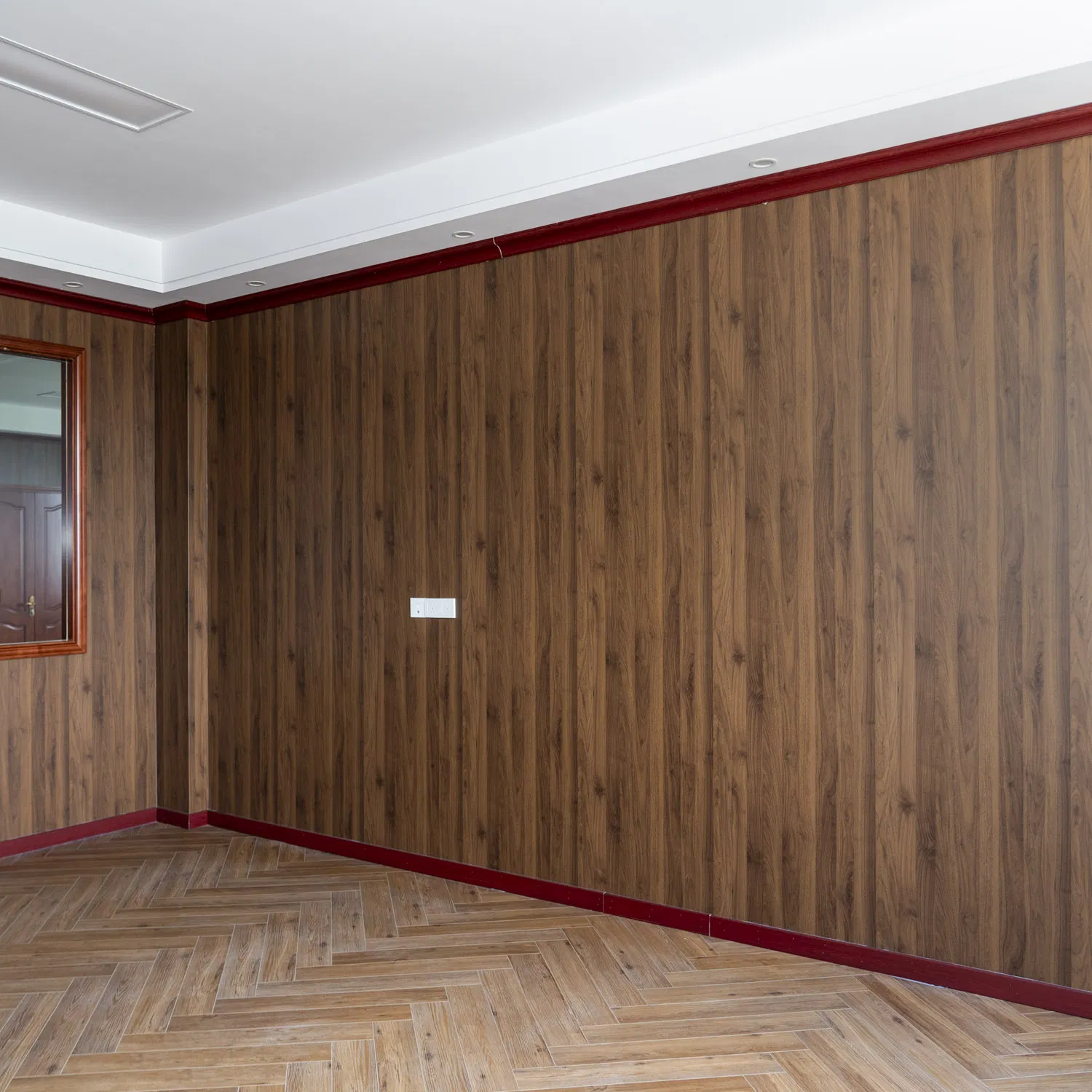 Waterproof Spc Wall Panel Features Size 2.5mx46.5cm Thickness 4.0mm Livingroom Application