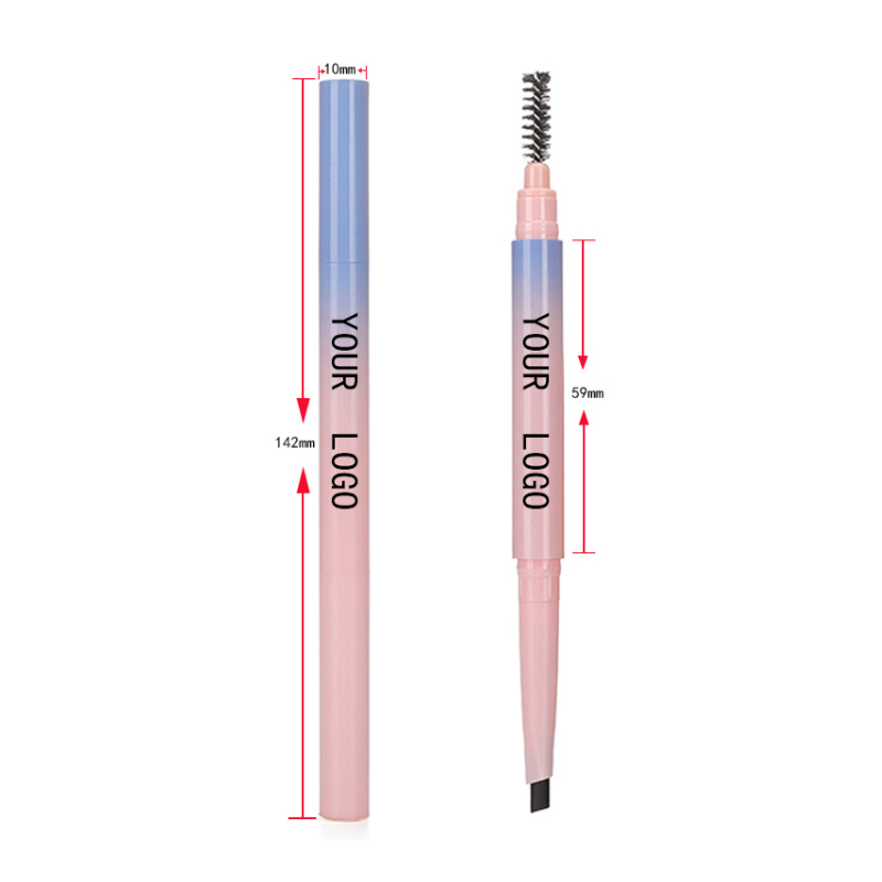 OEM Multi Functional Triangle Eyebrow Pencil with Brush