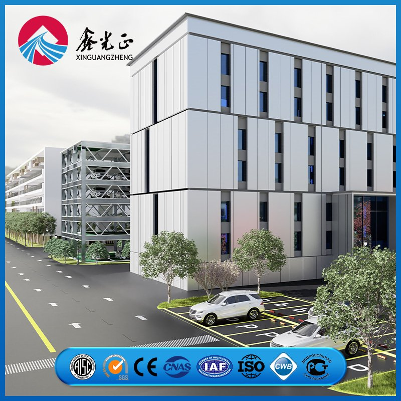 Durable Reinforced Structure Anti Deformation Pipe Hanging Unit Metal Prefab/Prefabricated Steel Structure Multi-Story/High-Rise Office Building