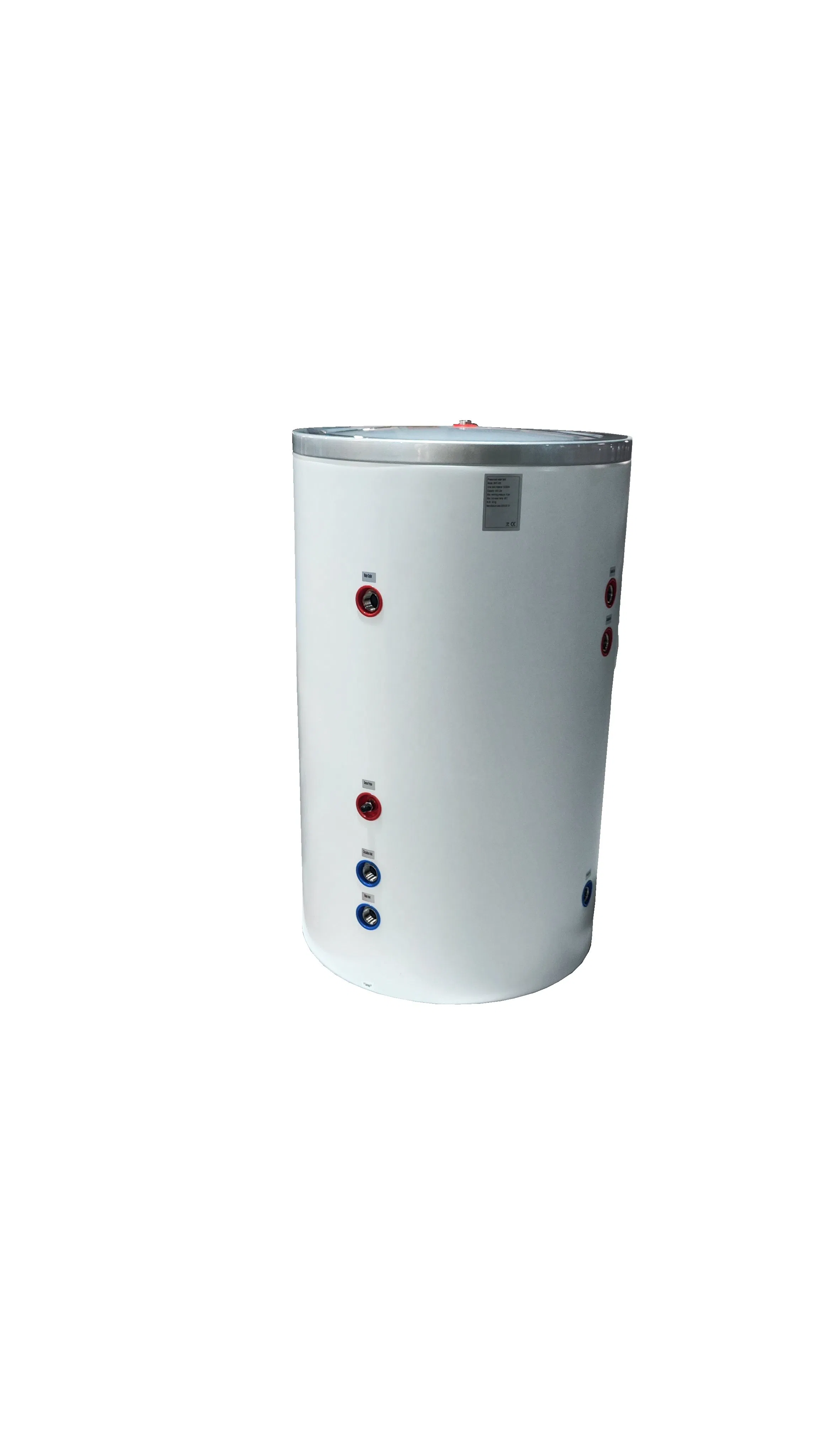 Inner Inox304 Stainless Steel Water Storage Tank with SUS304 Heat Exchanger Coil