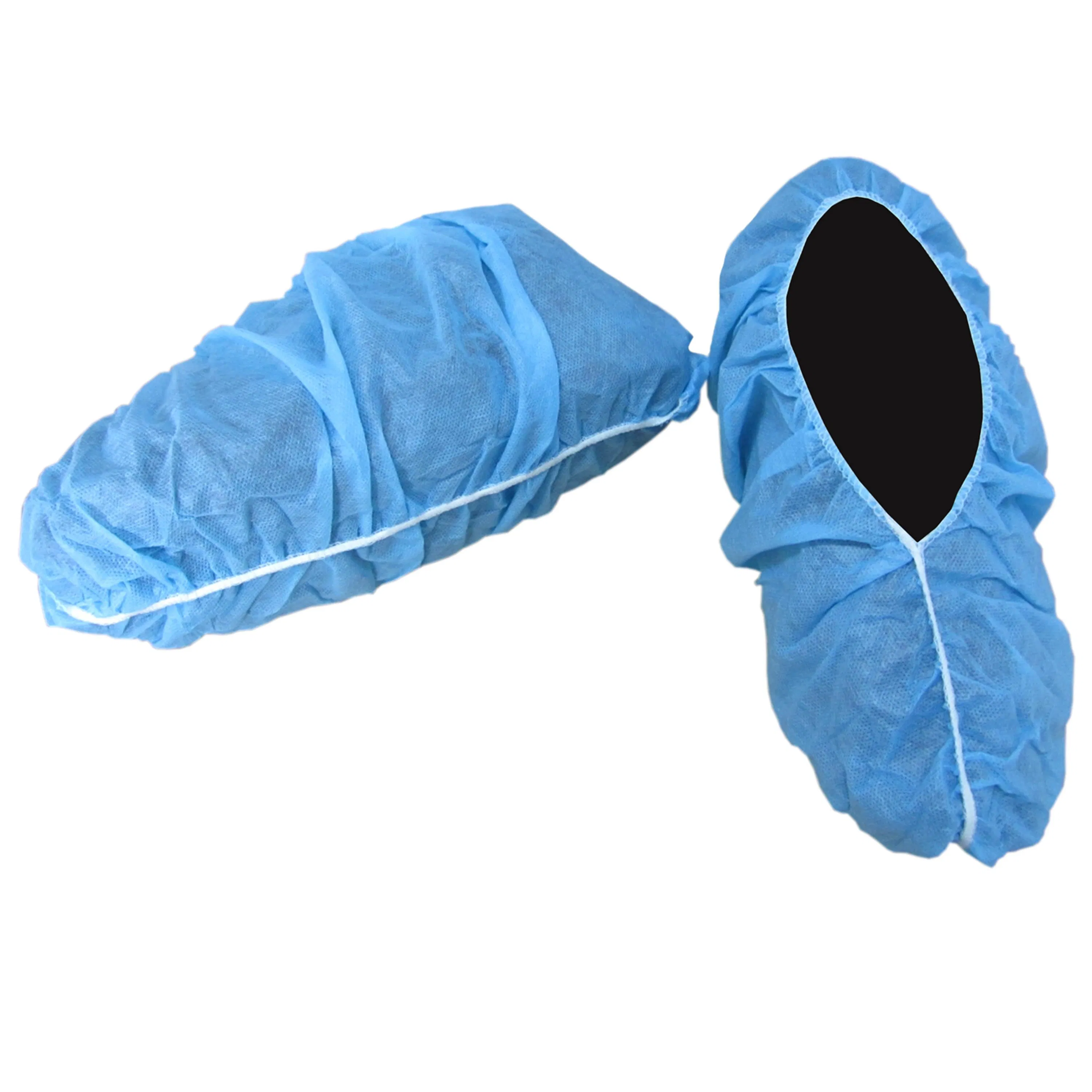 Disposable Non-Woven Shoe Covers Blue Disposable Shoe Covers