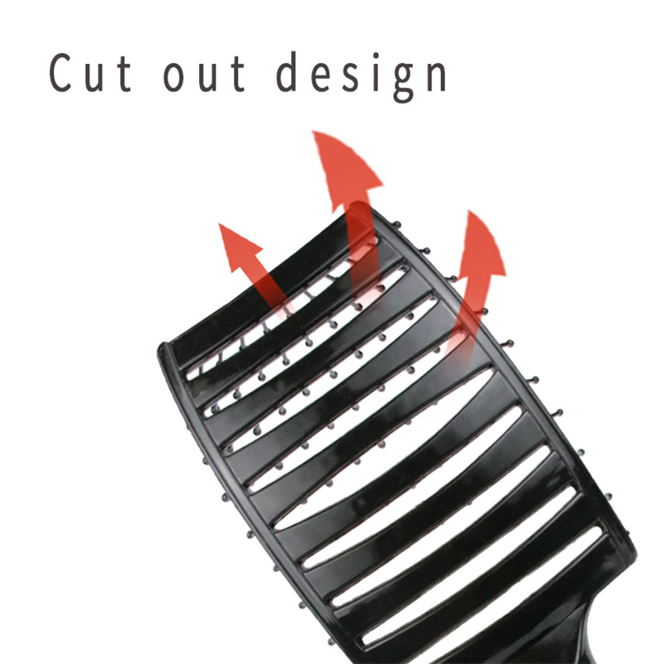 Массажная расческа для волос с щетиной и нейлоном