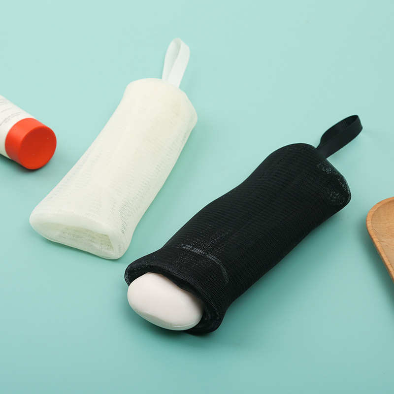 10 Pieces Four Layer Rubber Band Soap Bag Foaming Net