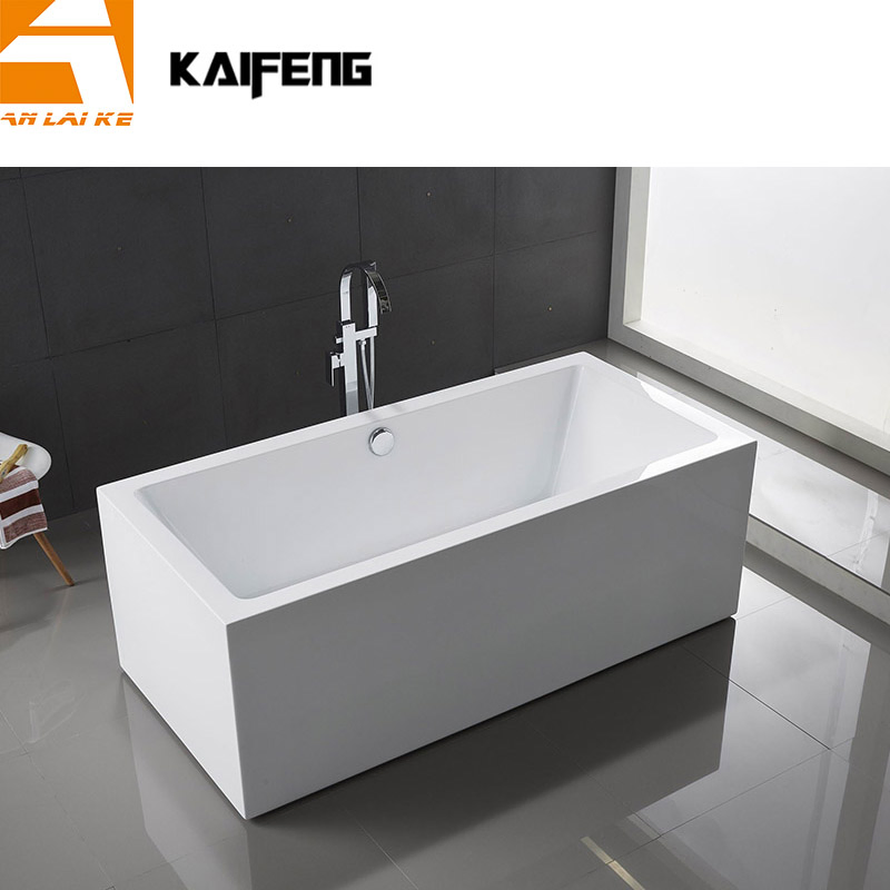 Upc White Seamless Acrylic Freestanding Bathtub for Modern Bathroom (KF-737K)