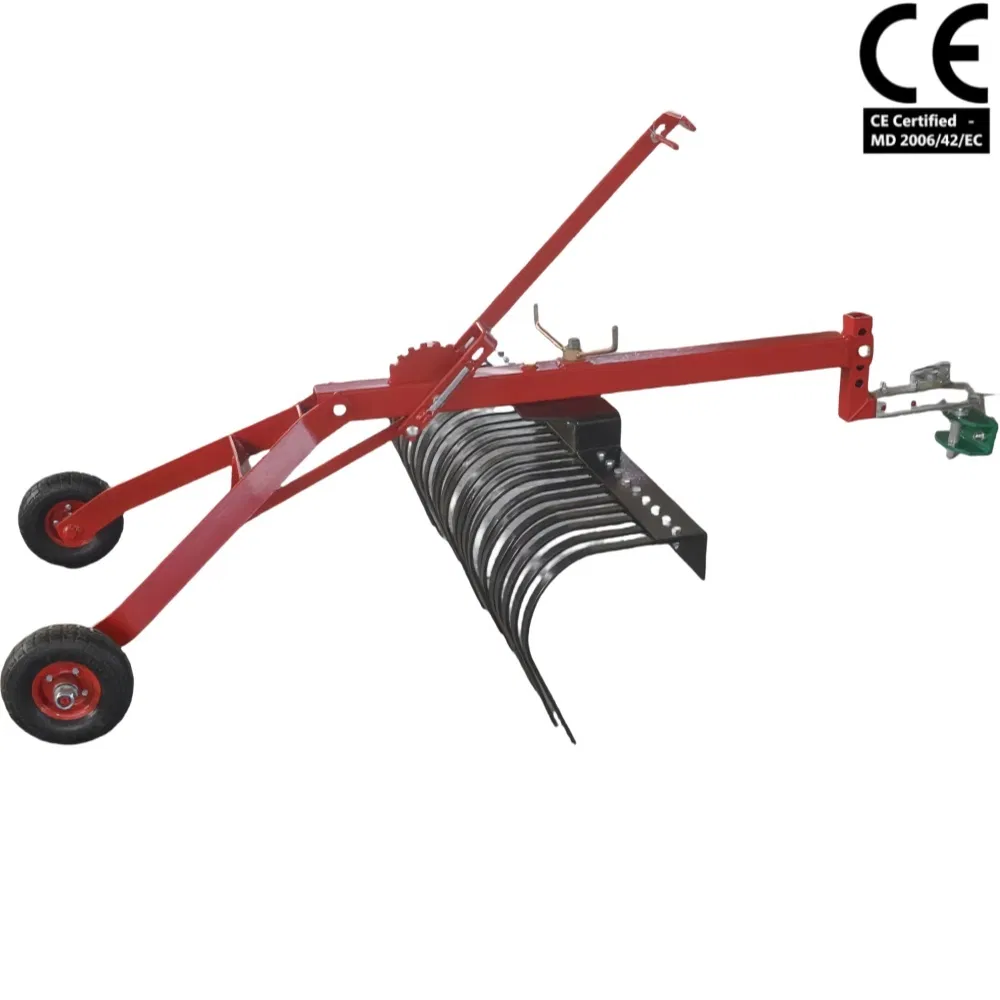 Versatile 3-Point Hitch Landscape Rake with Dual Functionality