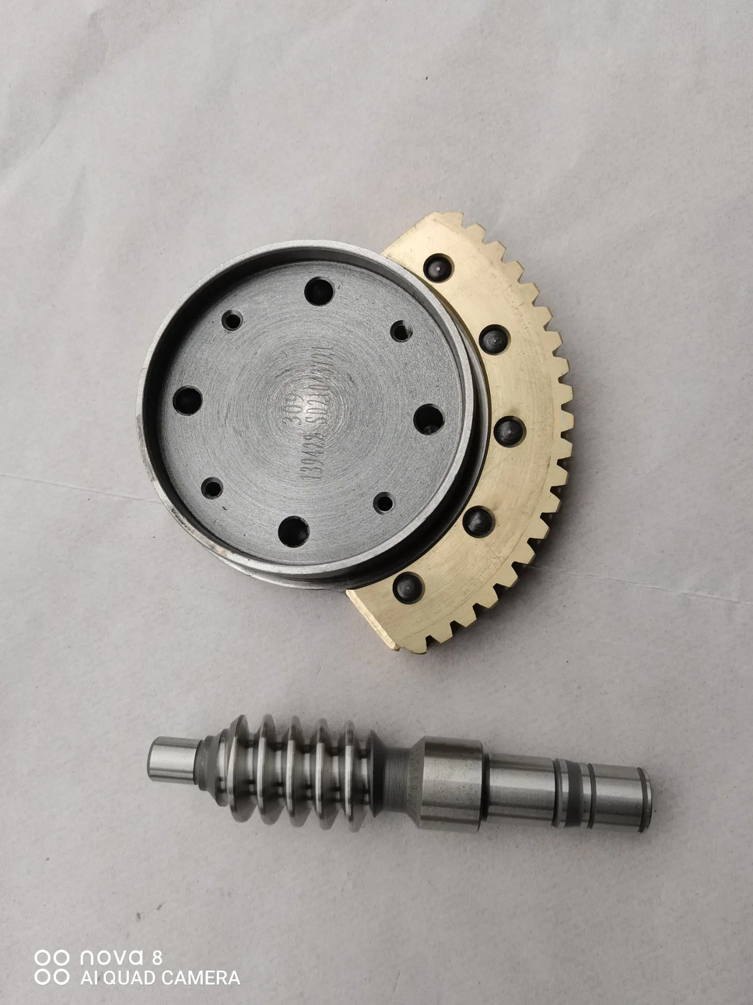 OEM Casting CNC Machining Worm Shaft Wheel