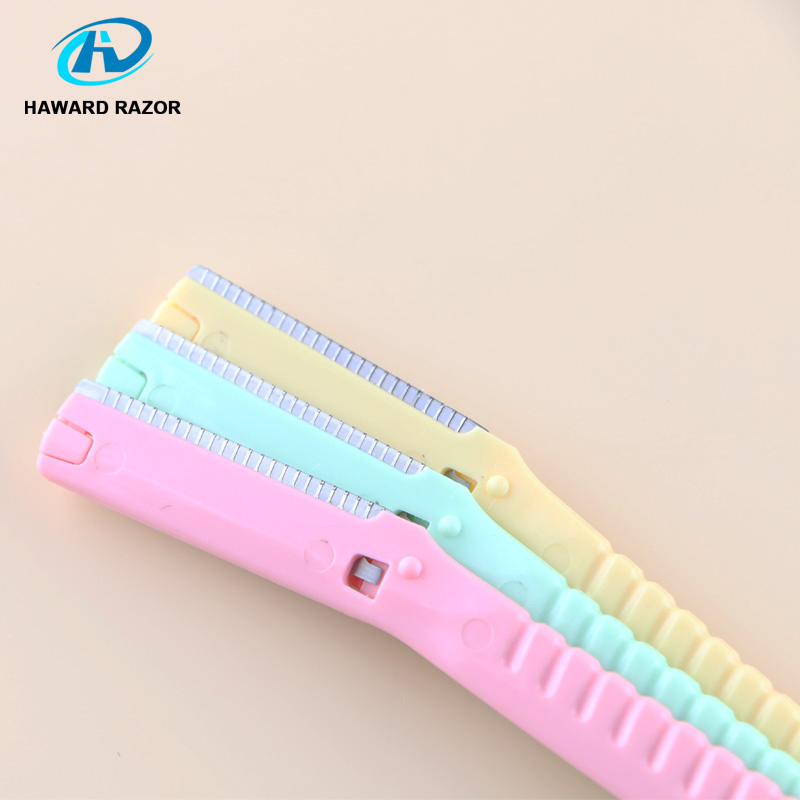 Long Handle Stainless Steel Blade Women Beauty Razor