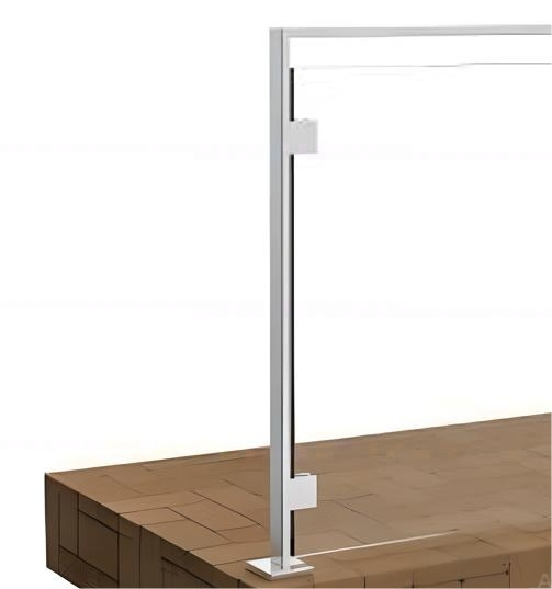 Wholesale Modern Designs Aluminium Glass Railings Aluminum UPVC Balustrade Staircase Stair Rack Balcony Garden Frameless Post Heavy Duty Railings Price