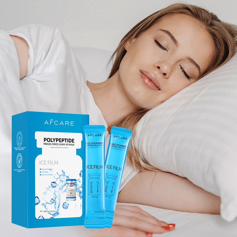 Skin Care Logo Silicone-Free Anti-Wrinkle Moisturizer and Hyaluronic Acid Peptide Facial Mask