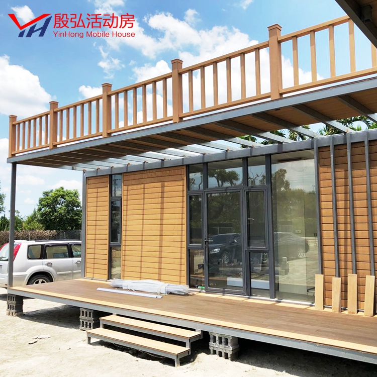Fast Construction Apartment Swimming Pool Cover Solid Sheet Wood Houses Prefabricated House Product