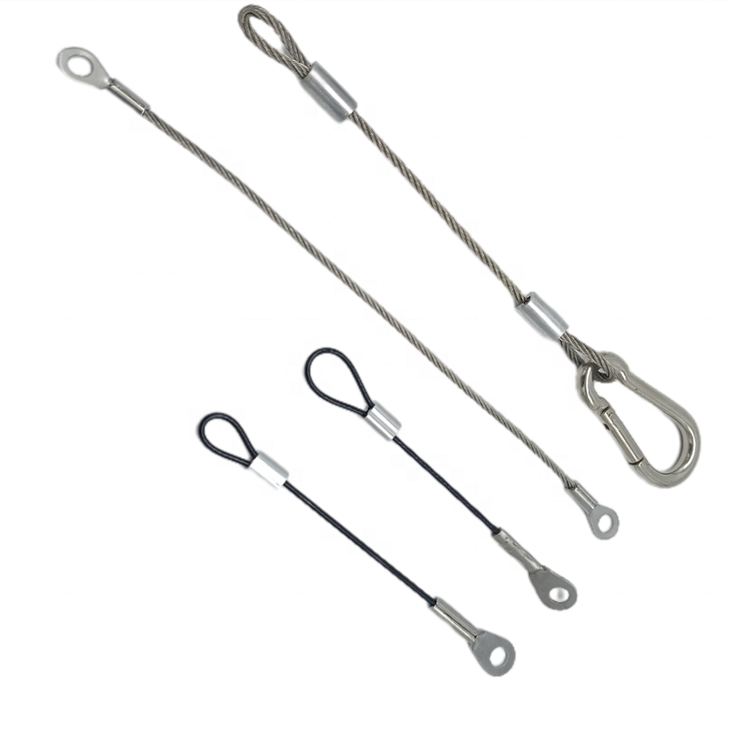 Metal Eyelet Terminals Steel Swage Eye Terminal for Wire Rope Cable