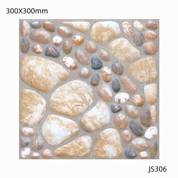 300*300mm Stone Ceramic Outdoor Floor Tile for Courtyard