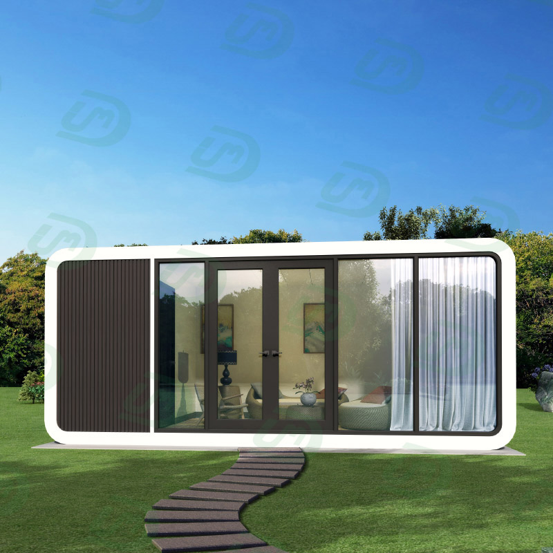 Mobile Eco Small Prefab Flat Pack Prefabricated Garden Rooms and Camping Cabin House Hotel