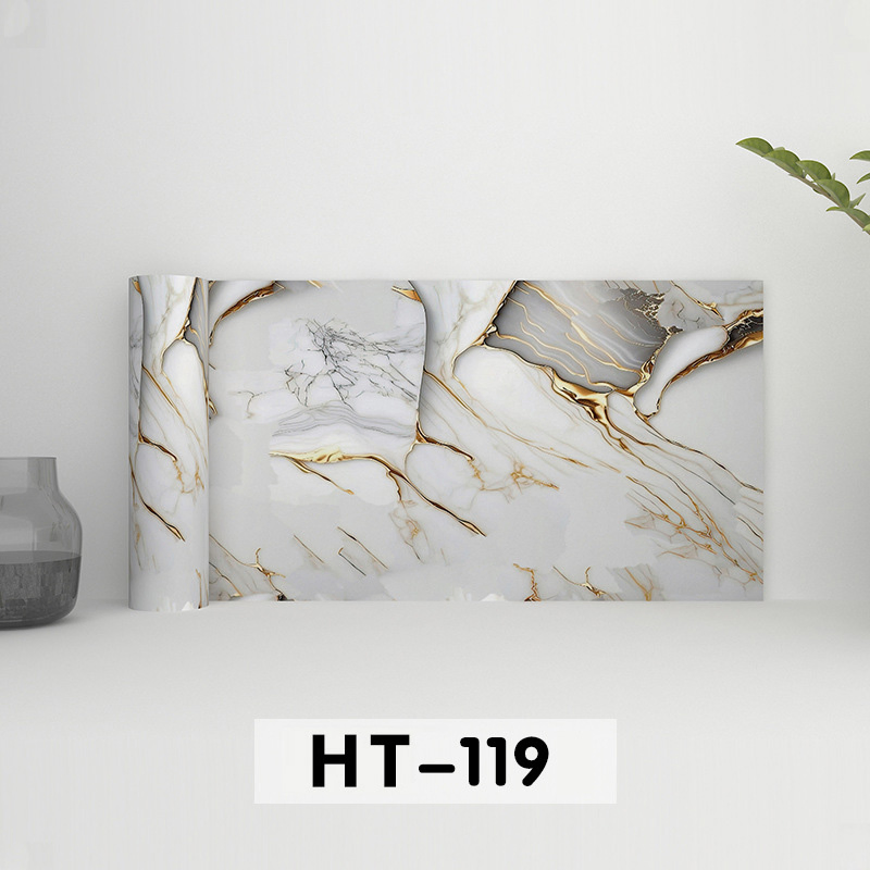 Interior Marble Pet Decorative Film Self Adhesive Foil for Laminate Sheet Furniture Wall Panel