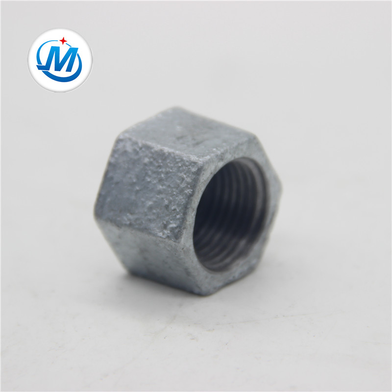 Mi DIN 2 Inch Female Thread Gas Connection End Hexagon Cast Iron Cap