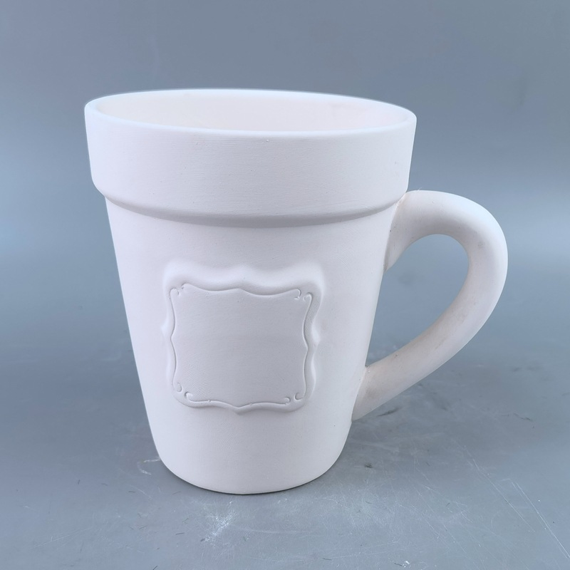 Wholesale Most Popular DIY Cup Unglazed Bisque Crafts Custom Ceramic Multi-Shaped Mug
