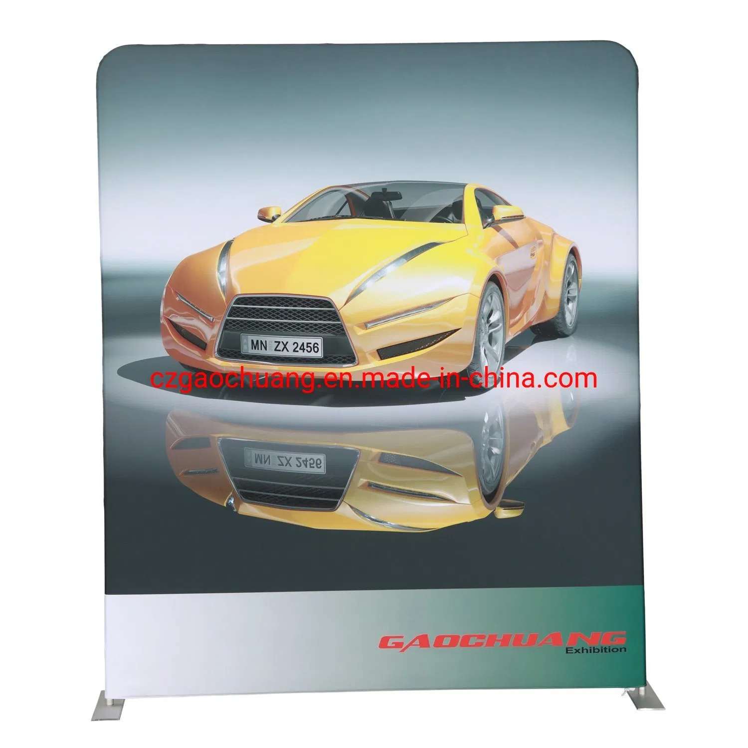 20ft Straight EZ Tube Tension Fabric Banner Exhibition Display Stand