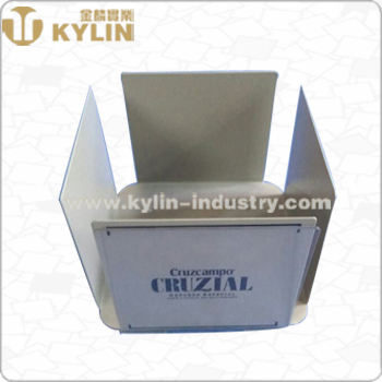 Square Metal Table Napkin Holder with Menu Holder