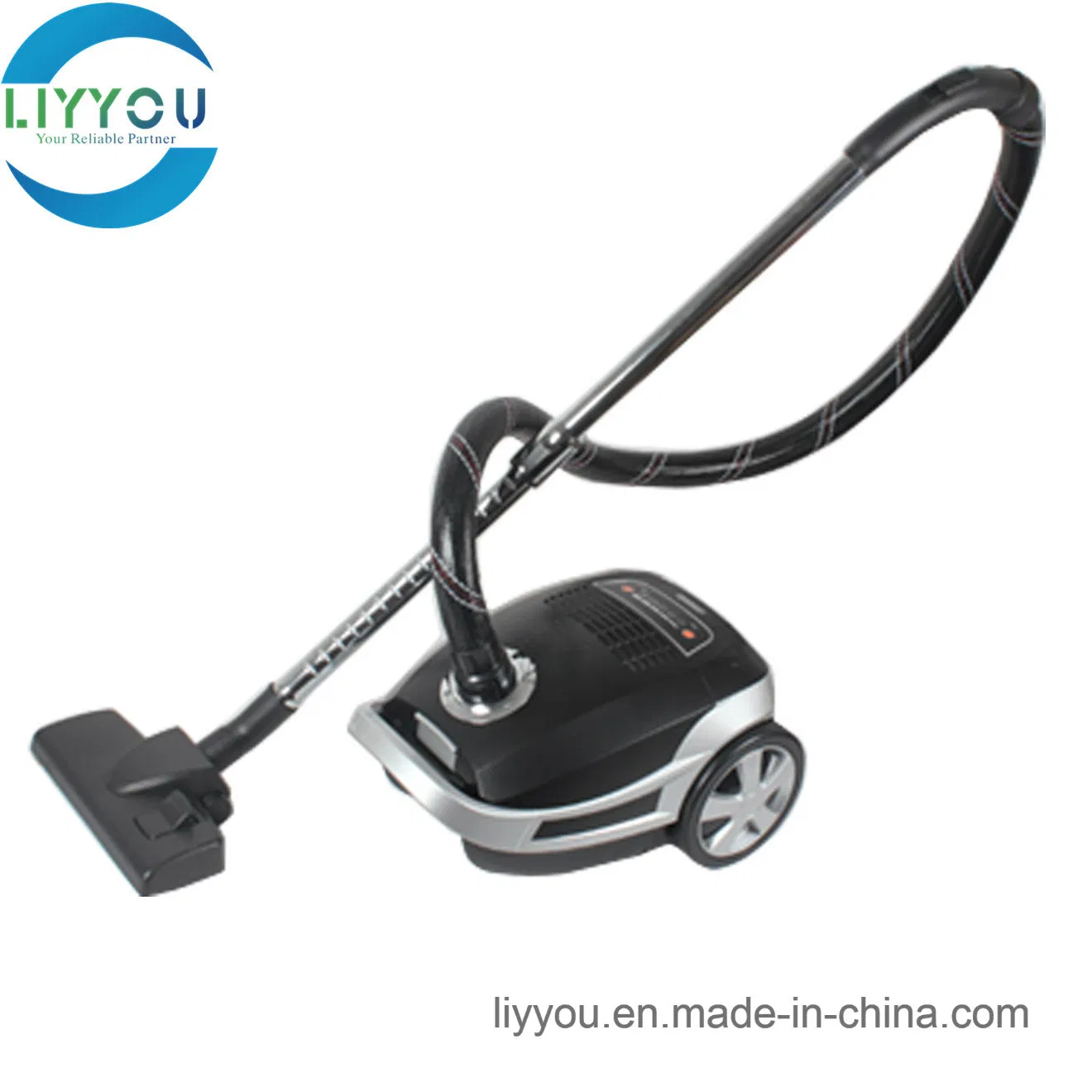 Ly8009 Anti Dust & Mites Bagged Canister Vacuum Cleaner with Cord Rewind, Super Silent Design