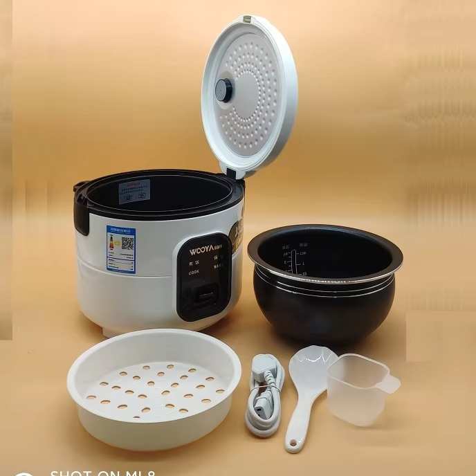 Premium Non-Stick Rice Cooker with Innovative Bowl Shape Design