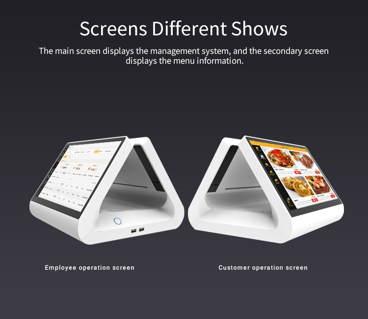 Shopping Certer Desktop Payment Kiosk 11.6 Inch Payment Cash Register