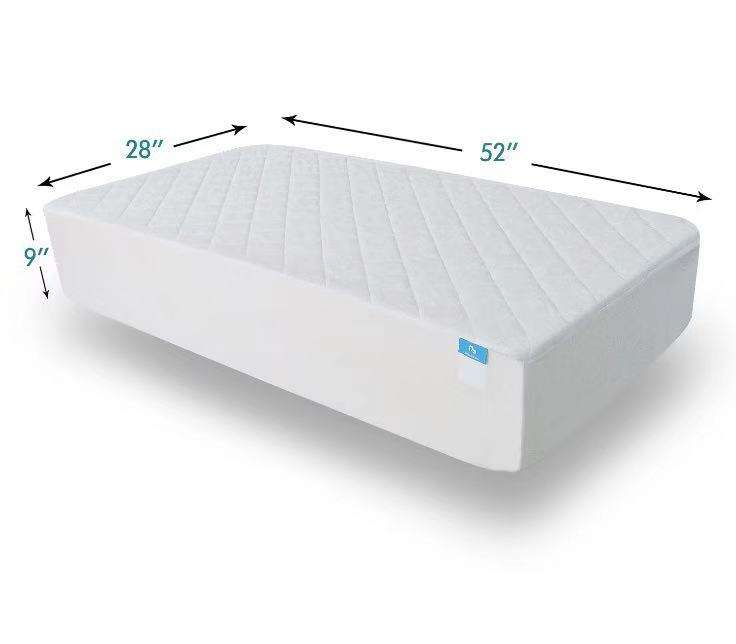 Waterproof Knitted Baby Urine Proof Crib Mattress Protector Cover, Wholesale Mattress Pad Cover with Knitted Skirt