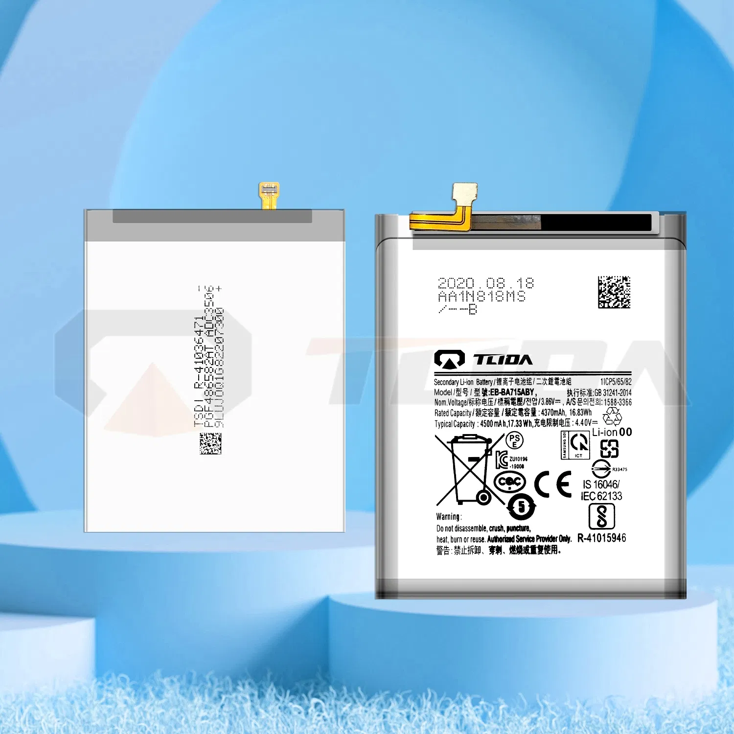 Tlida High-Quality Mobile Phone Battery Eb-Ba715aby for Samsung A71 Sm-A7160 Rechargeable Batteries