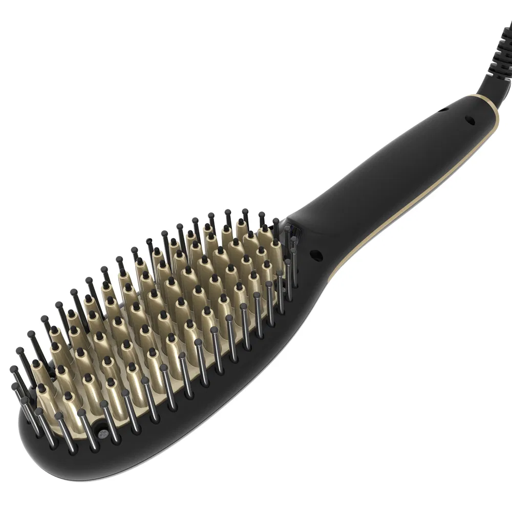 2019 Digital Temperature Control Ionic Electric Hair Brush (Q20)