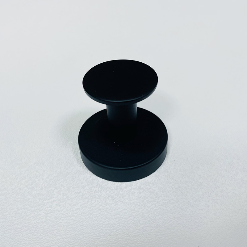 Hot Sales Simple Design Round Shape 60cm/70cm/80cm/90cm Aluminum Material Black Color Mirror Frame with Hanging Belt