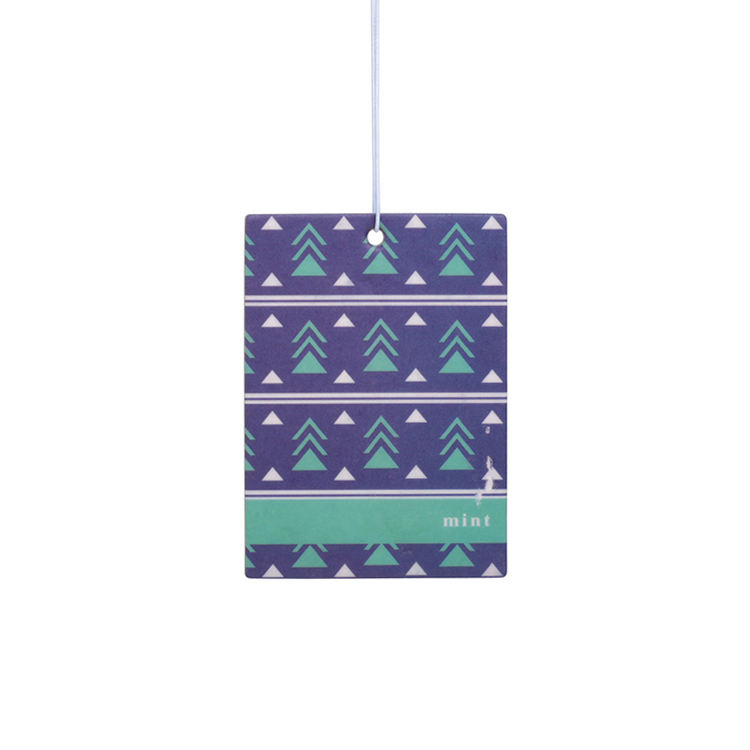 Personalized Fashion Design Accept Logo Print Hanging Cardboard Car Paper Air Freshener