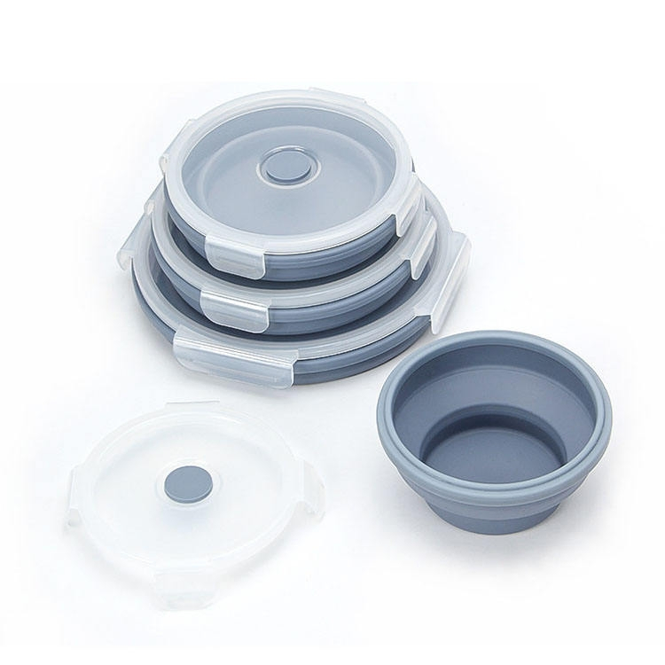 Versatile Silicone Lunch Box with Leak-Proof Design for Travel