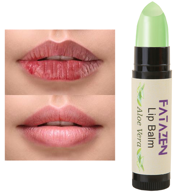 Wholesale Aloe Vera Lip Balm Exfoliating Remove Dead Skin Restore Lip Color