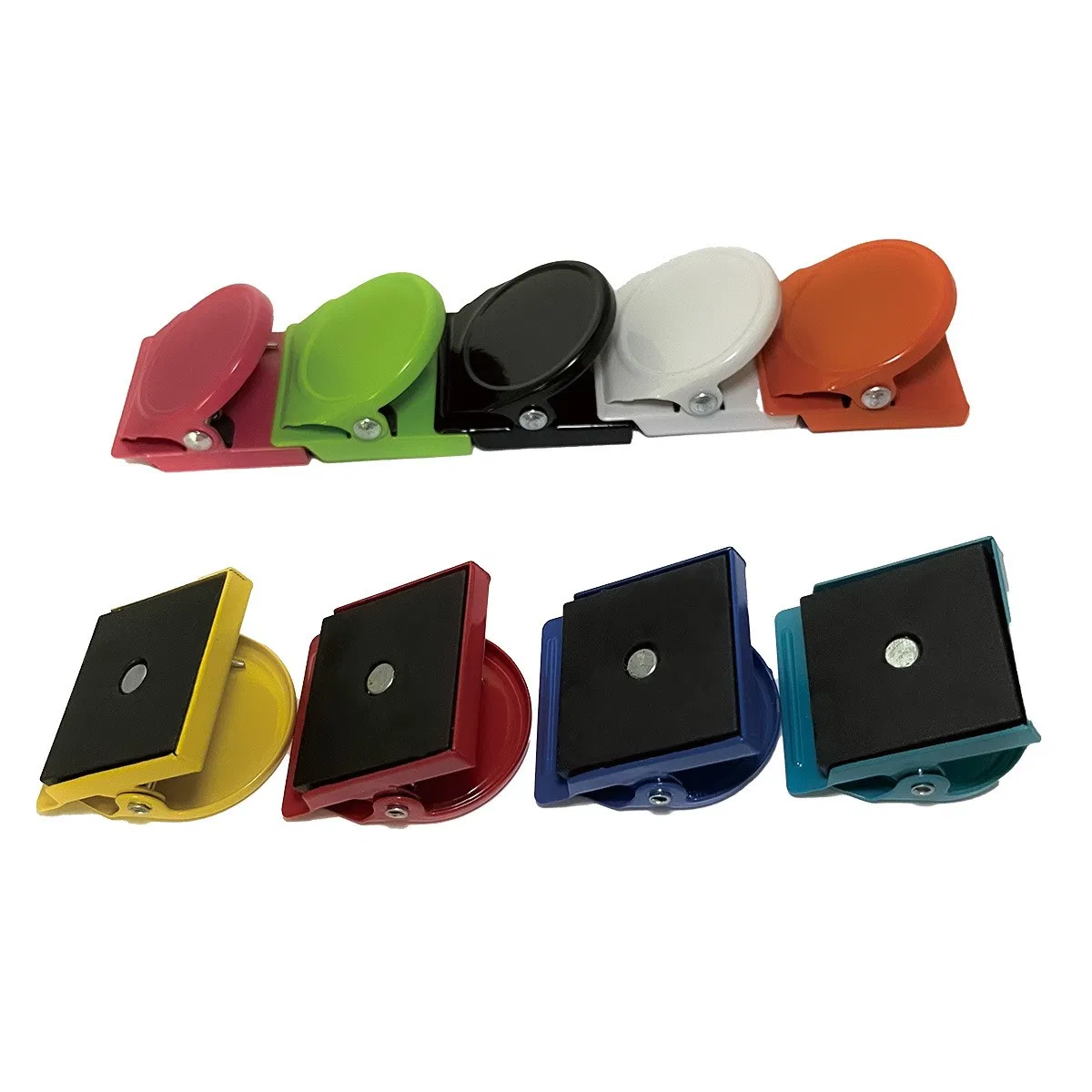 Colorful Refrigerator Magnetic Clips for Notes Photos Documents Paper Holder