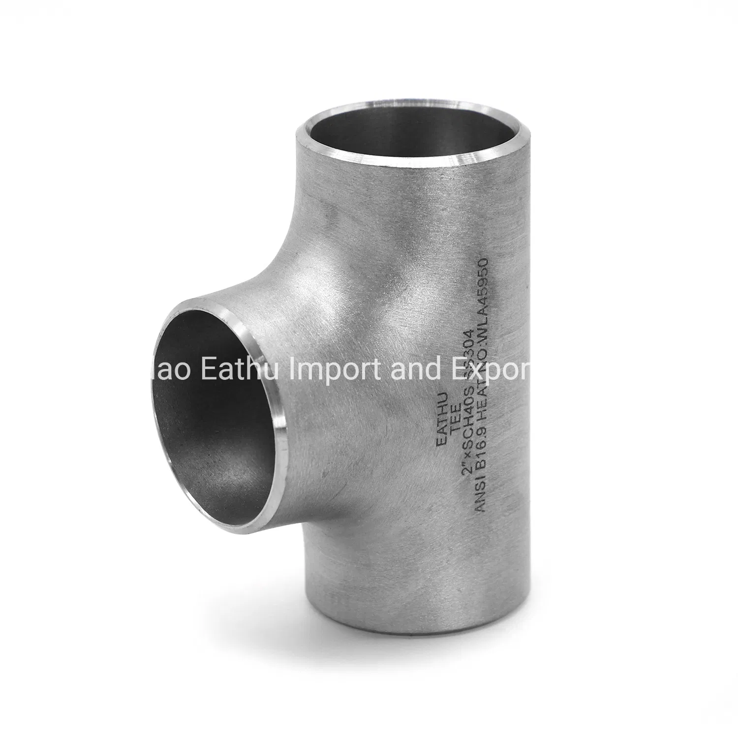 ANSI B16.9 Seamless Butt-Welding Pipe Fittings Stainless Steel Pipe Fittings Tee