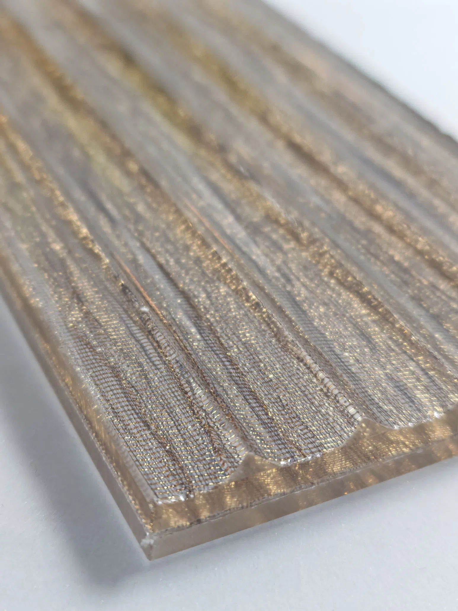 Eco-Friendly Peaceful Cast Patterned Glass Tabletop Glass Laminated Glass