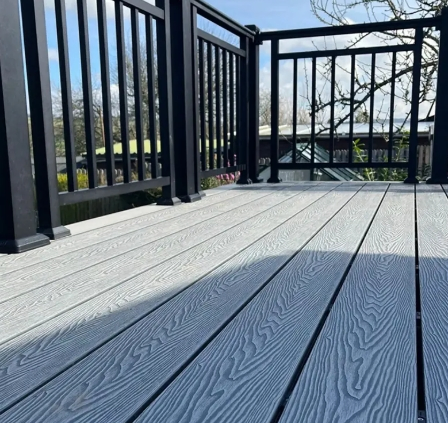 Террасная доска WPC 138x23 мм, полая, для сада