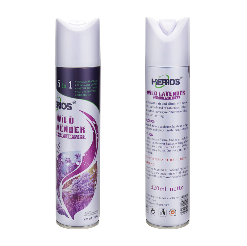 Different Perfume 320ml Herios Aerosol Air Freshener Spray Fresh Air Spray