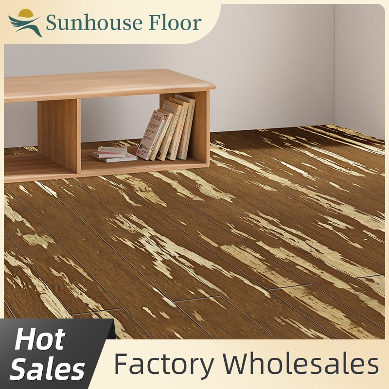 Бамбуковый паркет Zebra, 14 мм