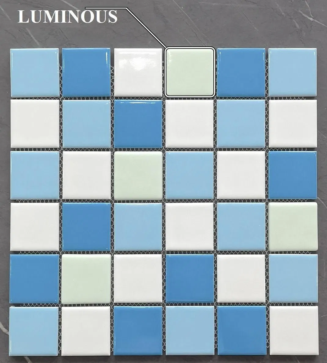 Светящаяся керамическая мозаика для бассейна