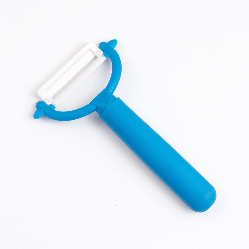 Kitchenware Apple Potato Vegetable Fruit Promotional Ceramic Peeler with Plastic Hand