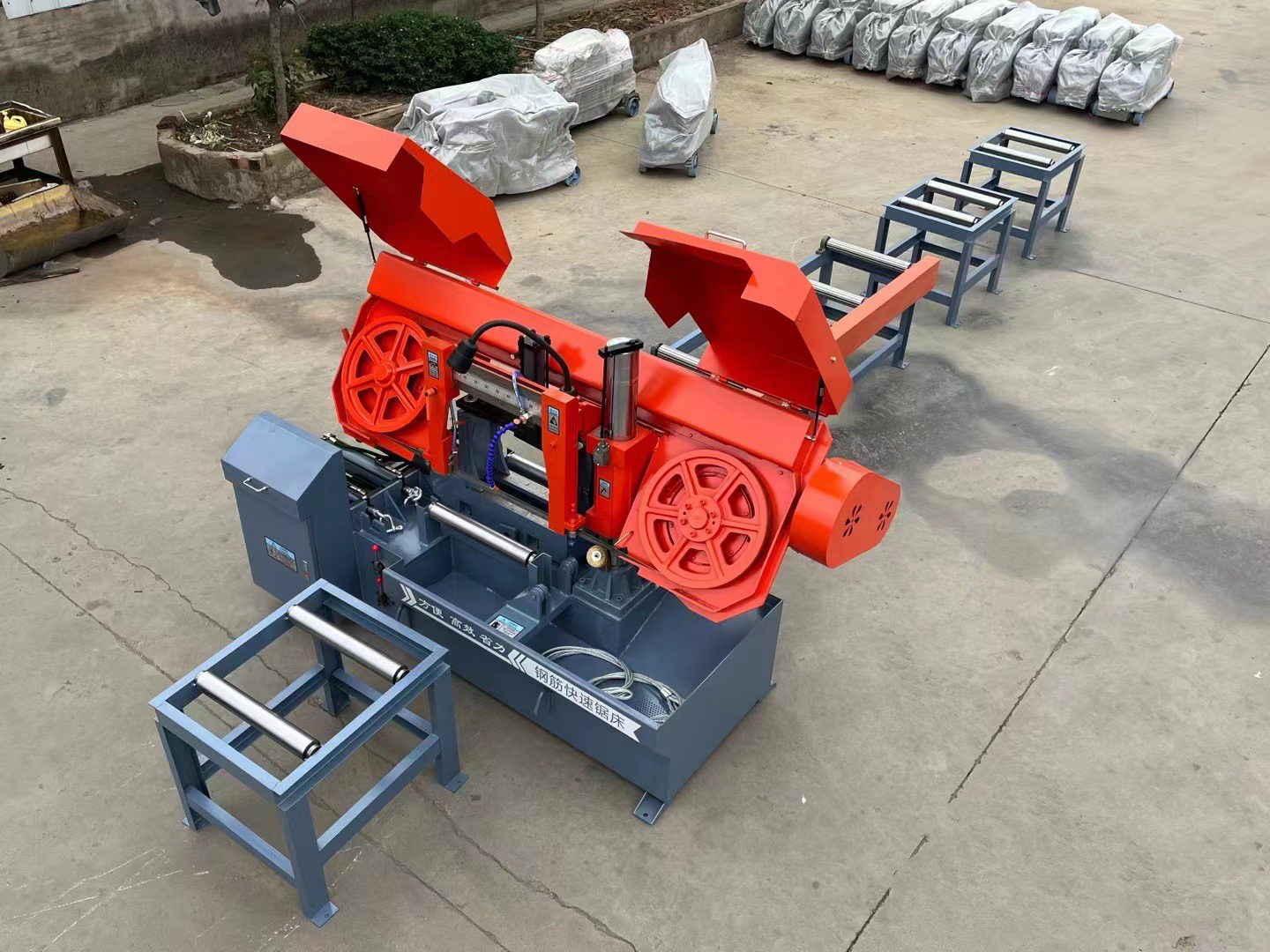 Ленточная пила по металлу горизонтальная поворотная 90 градусов