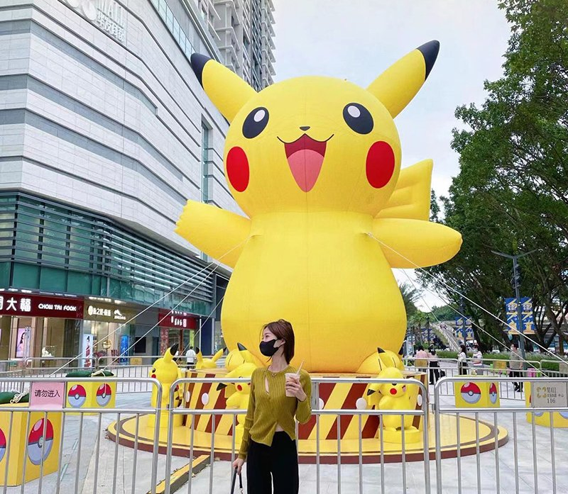 Custom Logo Big Outdoor Inflatable Model Product Promotion Display Character Doll Design Print Advertising Inflatables